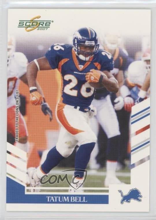 Tatum Bell #51 2007 Score Football