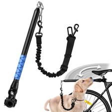 Bicycle Dog Leash for Riding, Hands Free 150  Rotating Built-in Shock Absor