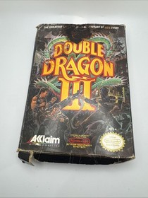 Cartucho Double Dragon III 3 Sacred Stones (Nintendo NES, 1991) con caja-ver fotos