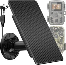 Trail Camera Solar Panel, Trail Camera Solar Panel with Built-In 5000Mah Large-C