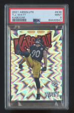 PSA 9 T.J WATT 2021 PANINI ABSOLUTE KABOOM SSP    STEELERS  LEGEND  HOF