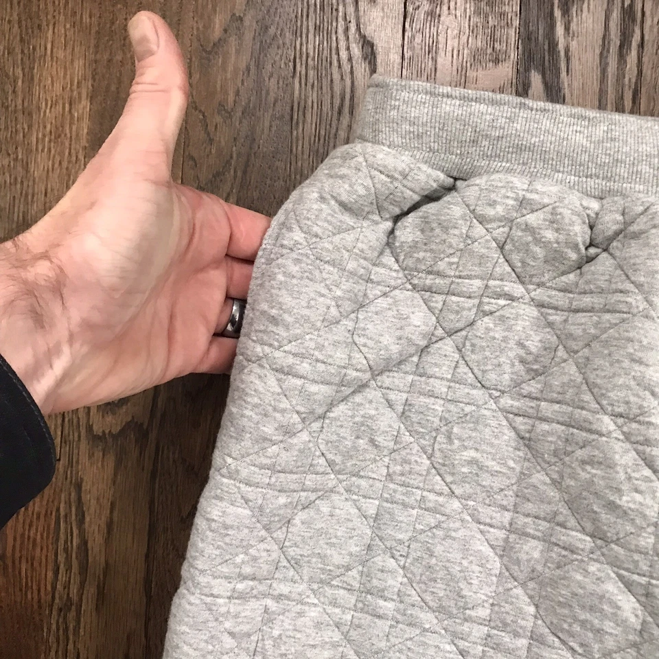 Pantalones de chándal Anthropologie para mujer acolchados grises cómodos talla M nuevos con etiquetas Foto 3 de 4