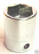 PROTO TOOLS PROFESSIONAL 11/16" SOCKET 3/8" dr USA