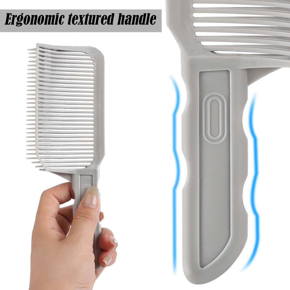 2x Blending Comb Barber for Fading Tapering Thicker Hair Flat Top Cutting Tool