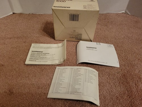 Vintage Shimano Aero Symetre 4000 Empty Box, Manual, Diagram - Picture 4 of 9