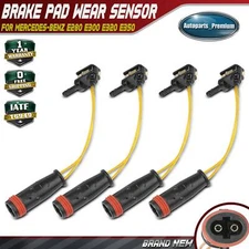 4x Front Rear Brake Pad Wear Sensors for Mercedes-Benz C230 C240 C300 C320 C350