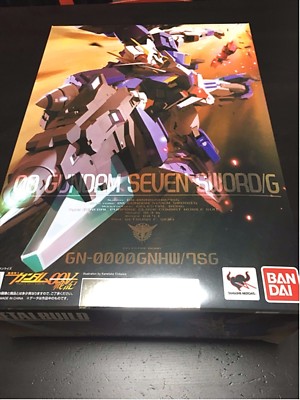 METAL BUILD GN-0000GNHW/7SG 00 GUNDAM SEVEN SWORD/G Action Figure