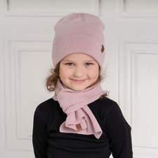 Kids' Knit Beanie  Scarf 2-Piece