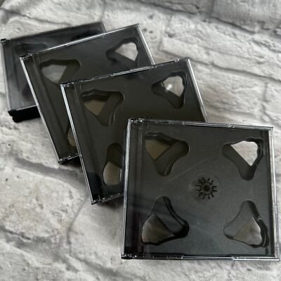 Lot of 4 Empty 6 Disc Holder Fatty Jewel Cases