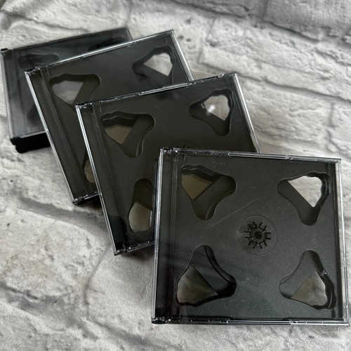 Lot of 4 Empty 6 Disc Holder Fatty Jewel Cases