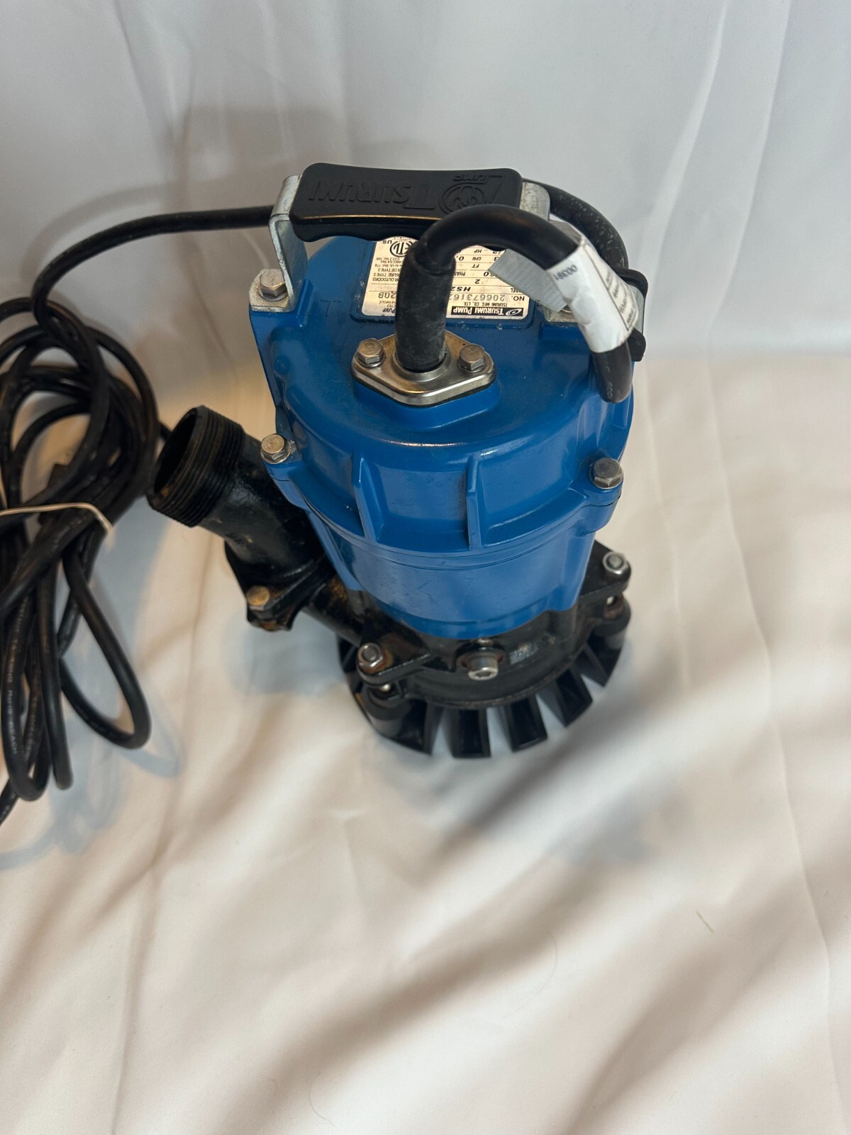 Tsurumi HS2.4S62 HS2.4S; semiVortex Submersible Trash Pump w