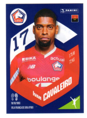 Sticker PANINI FOOT 2024 Ligue 1 #127 Ivan CAVALEIRO LOSC LILLE