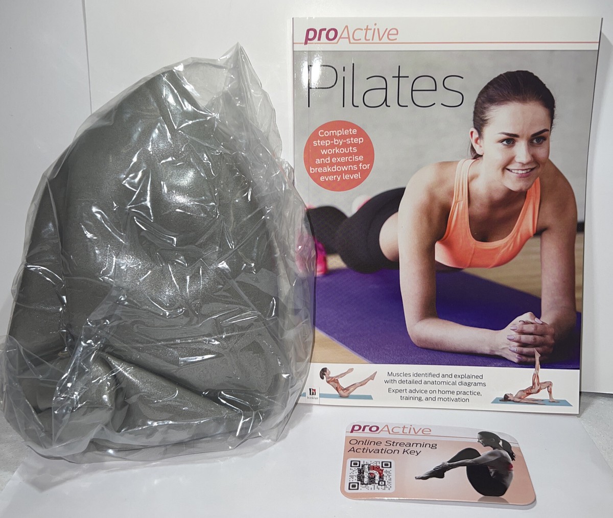 Ballon D'exercice Pilates 8 Pieds (Pro Active) - Neuf, Avec Vidéo Digitale, Pour Fitness Et Renforcement