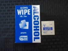 Certified Safety CSM Alcohol Antiseptic Wipe Medium Prep Pad 100 Pcs/Box 221-007