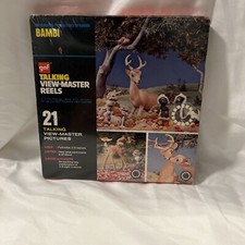  SEALED  BAMBI TALKING VIEWMASTER REELS WALT DISNEY AVB400 RARE H152