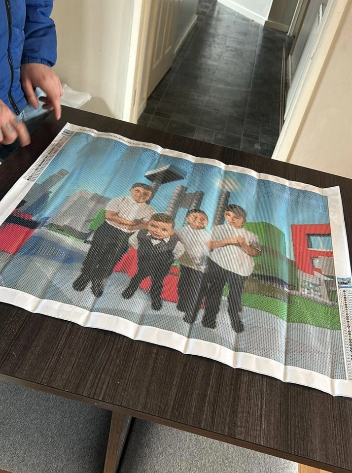 Custom Personalized Photo Diamond Painting Arts 5D DIY Full Round/Square Drill - Image 4 of 4