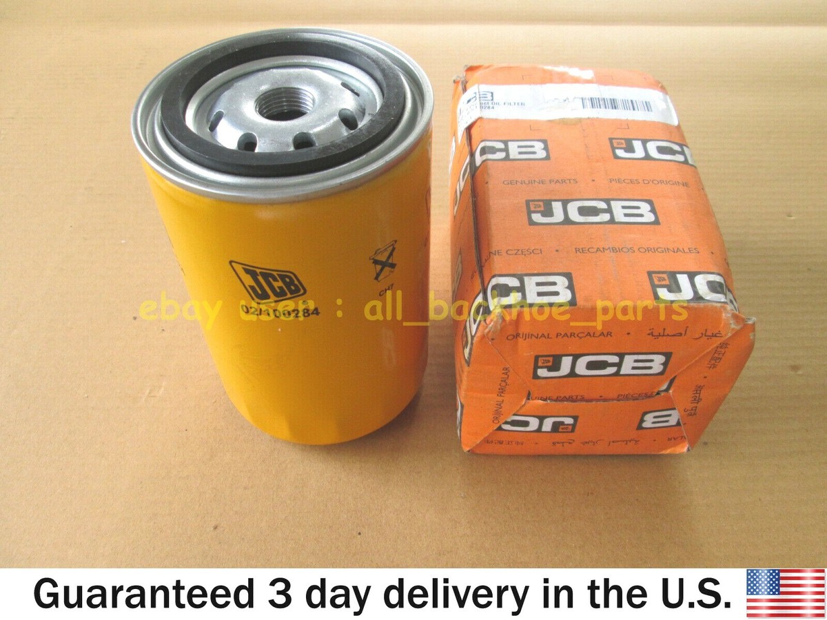 JCB BACKHOE - GENUINE JCB OIL FILTER (PART NO. 02/100284 02