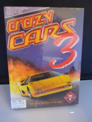   Commodore C64 / Commodore 64  Crazy Cars 3 Datasette  Sealed Spiel / Game  