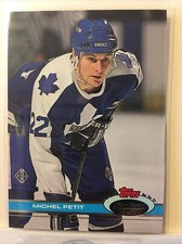 1991-92 Topps Stadium Club Hockey #311 Michel Petit