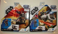 LOT Star Wars Mission Fleet Barc Speeder & Hover E-Web Damaged Box New Sealed
