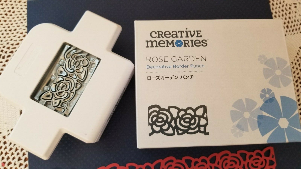 Creative Memories Rose Garden Decorative Border Punch Brand New