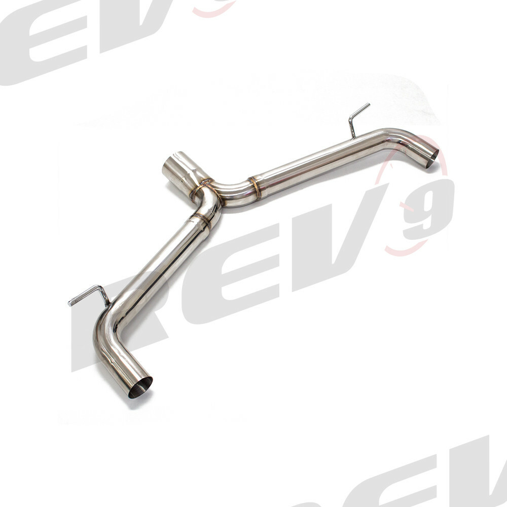 REV9 STRAIGHT PIPE EXHAUST SYSTEM KIT FOR VW GOLF GTI MK7 15-17