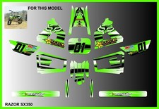 Razor SX350 NEW MODEL graphics kit decals THICK AND HIGH GLOSS