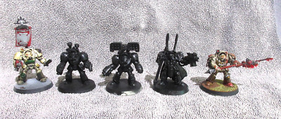 Warhammer 40K Space Marine Dark Angels Deathwing Terminator Command Squad (4+1)
