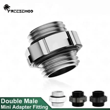 FREEZEMOD Mini Double Male Smooth Adapter Fitting G1/4 " Connection External