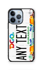 Estuche personalizado para teléfono celular móvil Durango México 23 matrícula para IPHONE SAMSUNG