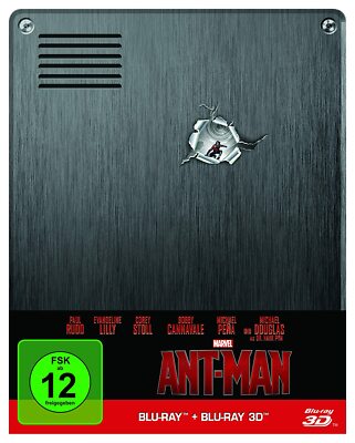 Blu-Ray Ant-Man 2D + 3D Steelbook - Zustand: Sehr gut - *Paul Rudd*