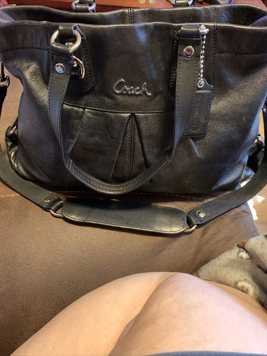 Large black 2024 coach purse