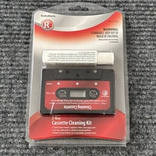 Radio Shack 2-way Cassette Head Cleaner Cleaning Kit  44-1162 Factory Sealed
