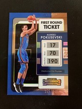 2021-22 Panini Contenders First Round Ticket #95 Aleksej Pokusevski /149