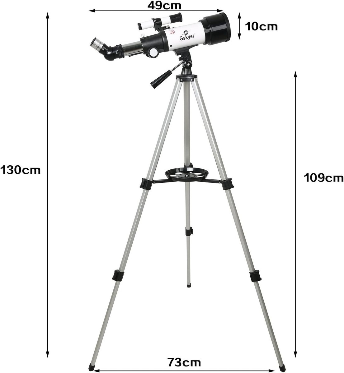 Gskyer AZ70400 400mm Astronomical Refracting Telescope 70mm Gskyer AZ70400 400mm Astronomical Refracting Telescope 70mm