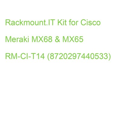 Rackmount.IT Kit for Cisco Meraki MX68 / MX75 RM-CI-T14 (8720297440533)