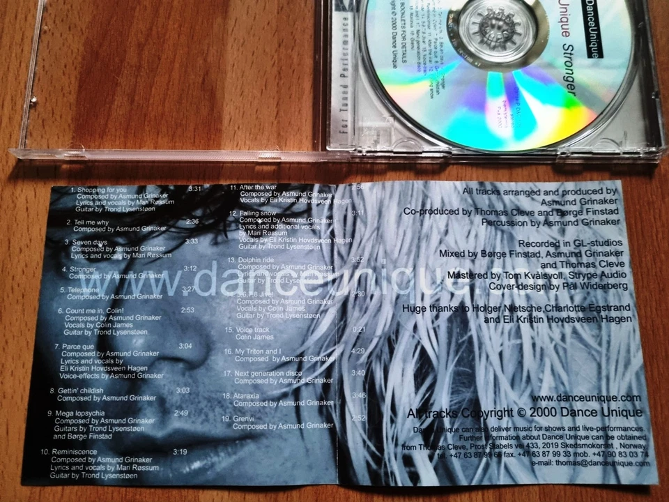 DANCE UNIQUE STRONGER Samba – Cha Cha Cha – Rumba – Jive – Warm-up tracks - Bild 3 von 4