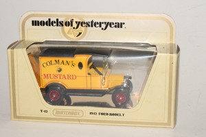 models of yesteryear 1912 ford model t