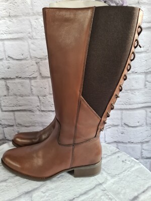 Weitschaftstiefel Cognac Weitschaft Stiefel Leder Winterstiefel