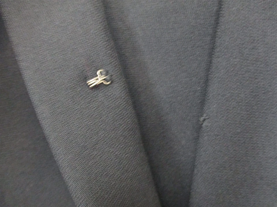 AMANDA SMITH Women's Size 8 Button Double Breasted Black Blazer Dress - Image 4 of 4