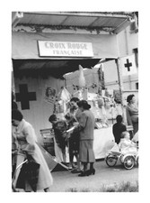 CROIX ROUGE,CHAUMONT FAIR,FRANCE,1948.VTG 4.5  x 3.3  PHOTO*X1/4