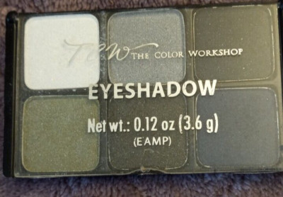 TCW The Color Workshop Eyeshadow 0.12oz E amp 6 Panel Dark Colors