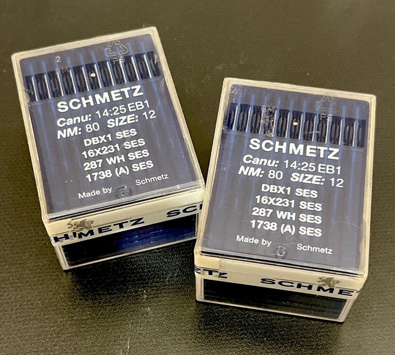 200 x New SCHMETZ 14:25 EB 1 SZ 12 NM:80 1738(A) SES Sewing Machine Needles !