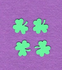 SHAMROCK small die cuts scrapbook cards