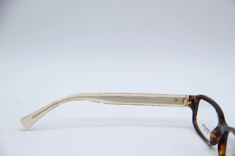 NUEVAS GAFAS COACH HC 6083 5355 HAVANA MONTURAS AUTÉNTICAS TRANSPARENTES 50-17 Foto 3 de 4