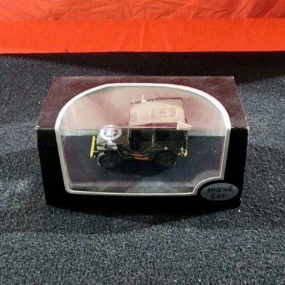 Maxi Car Military Jeep 1:43 Diecast Car Green Beige Unopened Box