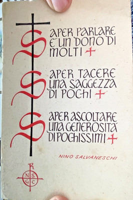 Postcard no.67 P.N.S.G.C. KNOWING HOW TO SPEAK IS A GIFT Soc. LIFE AND THOUGHT 1960-1848