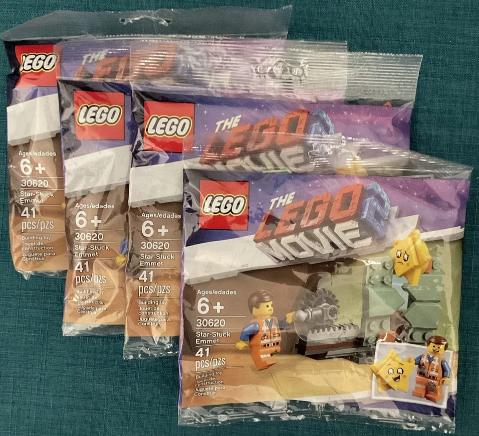 LEGO Case of 30 LEGO MOVIE 2 30620 Star-Stuck Emmet NEW SEALED RETIRED Polybags - Image 4 of 4