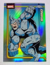 2026 Topps Chrome Marvel - Rhino #97 - Aqua Refractor /199