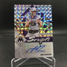 Max Duggan 2023 Panini Mosaic Draft Picks Scripts Mosaic SM-MDU TCU Horned Frogs